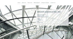 Desktop Screenshot of brownassoc.com